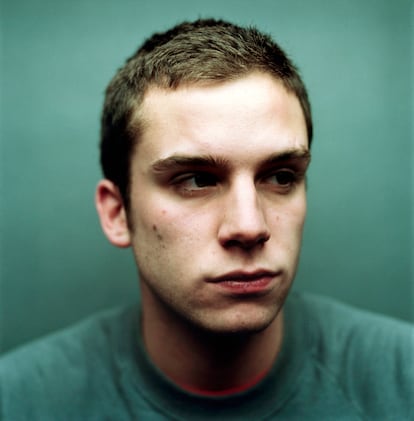 Guy Berryman, de Coldplay, fotografiado en el año 2001.