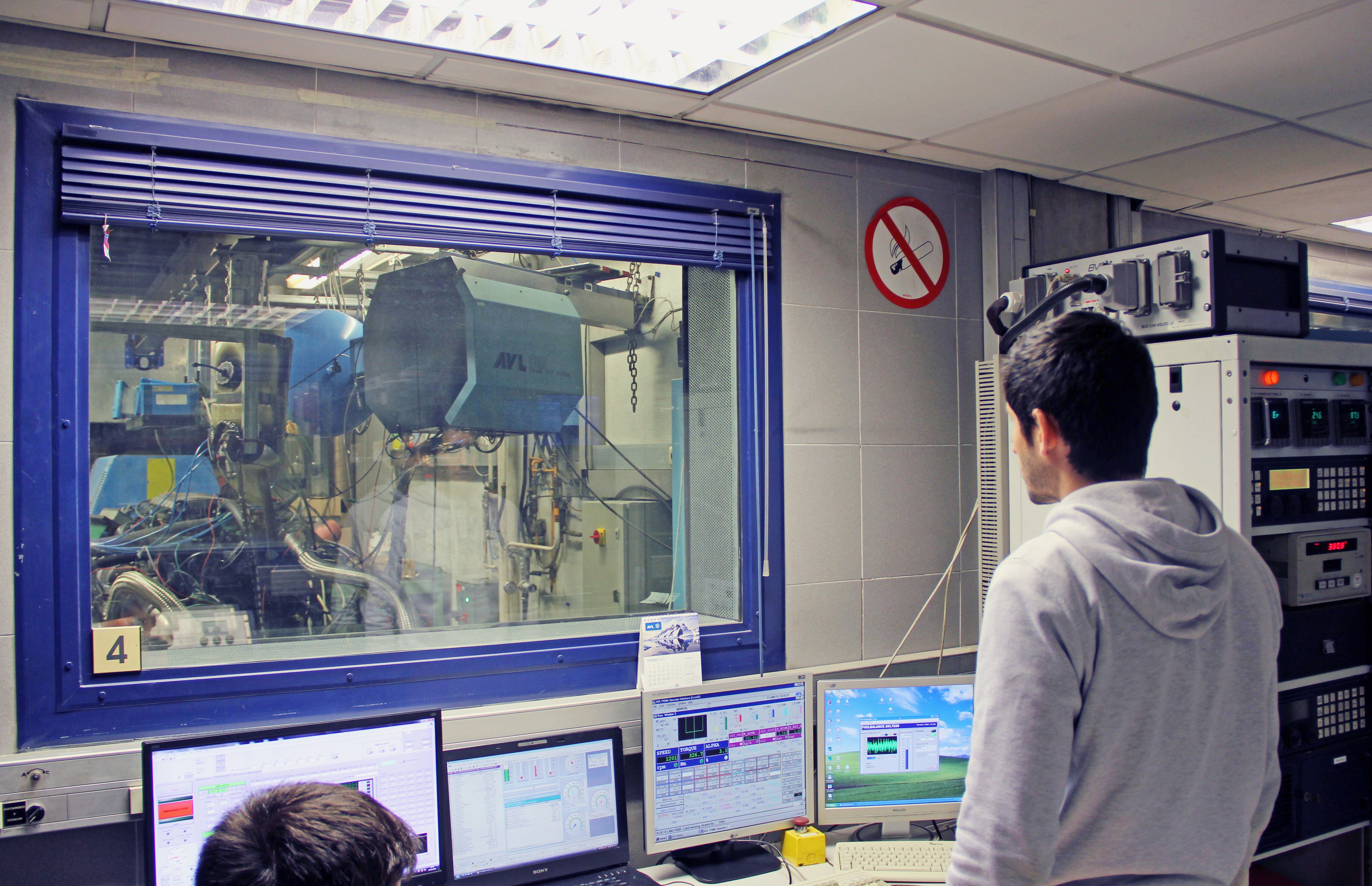 Laboratorio de la Universitat Politècnica de València (UPV).