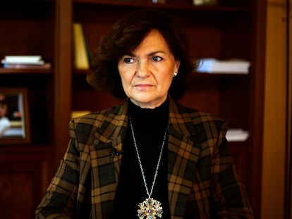 Carmen Calvo, exvicepresidenta del Gobierno