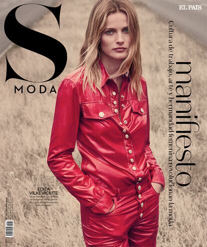 Edita Vilkeviciute fotografiada por Marcus Ohlsson para 'S Moda'.