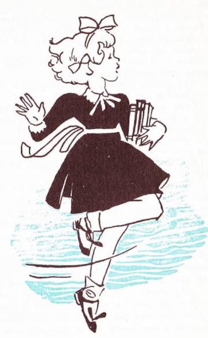 Celia, en una ilustración original de Molina Gallent de los años treinta.