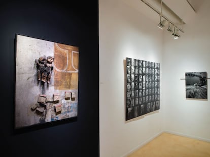 ‘Nines. Sense nom’, una de les obres de Modest Cuixart en l'exposició de la sala Mayoral.