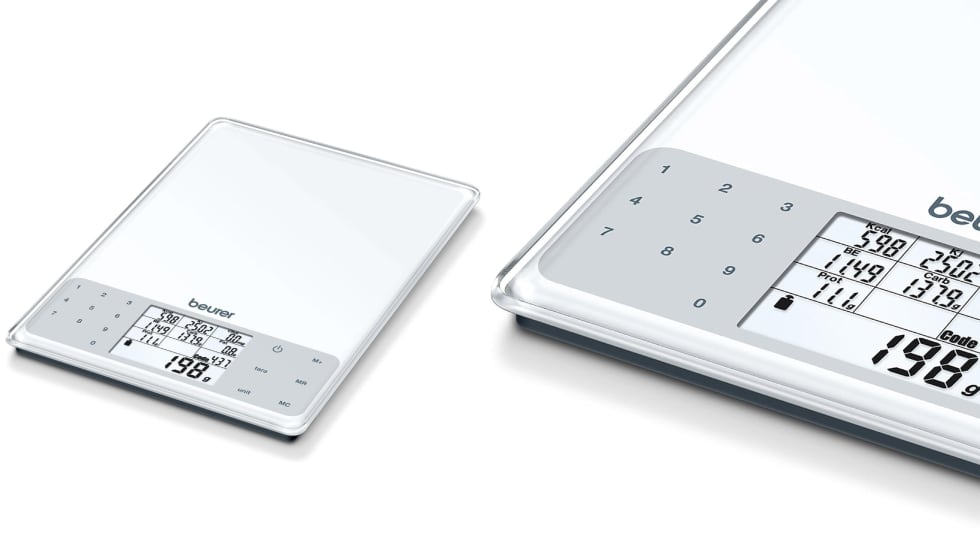 Báscula digital Beurer DS 61 con gran panel LCD.