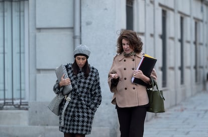 La jefa de la Fiscalía Provincial de Madrid, Pilar Rodríguez, a su llegada al Tribunal Supremo, el 30 de enero.