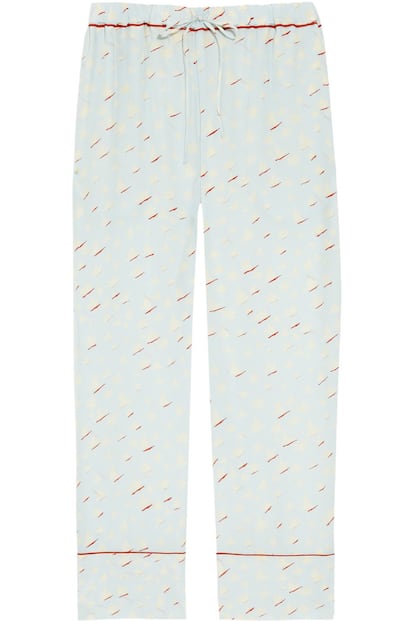 El la chaqueta del pijama se completa este pantalón también de Marni (380 euros).