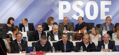 Reunión del Comité Federal del PSOE, en noviembre de 2011.