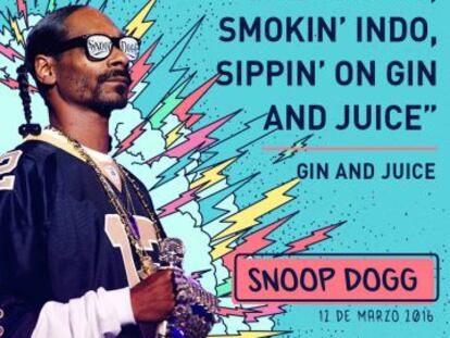 El rapero californiano Snoop Dogg