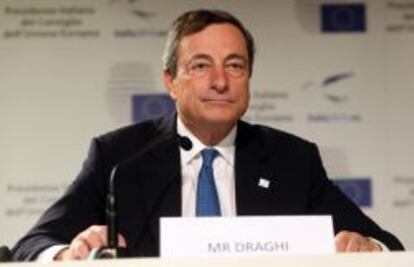 El presidente del Banco Central Europeo (BCE), Mario Draghi