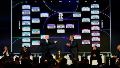 Presentación del calendario del Mundial 2026, en Washington, el 6 de diciembre de 2025.