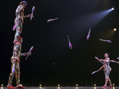 Espectáculo de 'Corteo', del Cirque du Soleil que se puede ver en Barcelona.