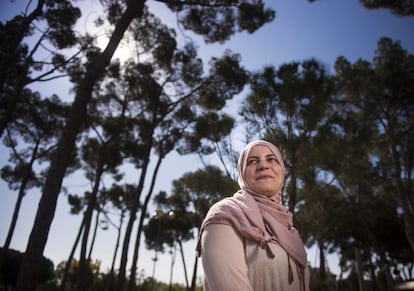 Fátima Taleb en Badalona