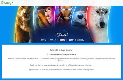 Disney+ en Movistar+.