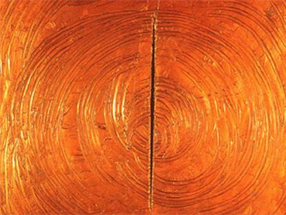 'Venecia era toda de oro' (1961), de Luicio Fontana.