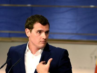 El presidente de Ciudadanos, Albert Rivera.