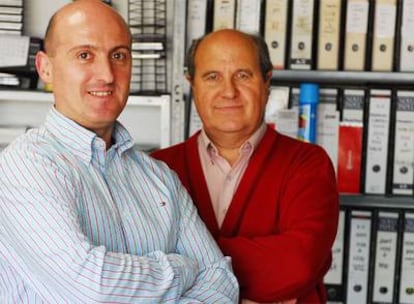 Javier Blázquez y Jesús María Sánchez Montaner, empleados y empresarios de la firma pamplonica.