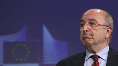 El comisario europeo, Joaquín Almunia.