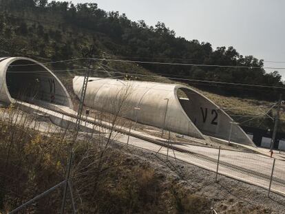 Túnels del pas transfronterer de l'AVE al Pertús.