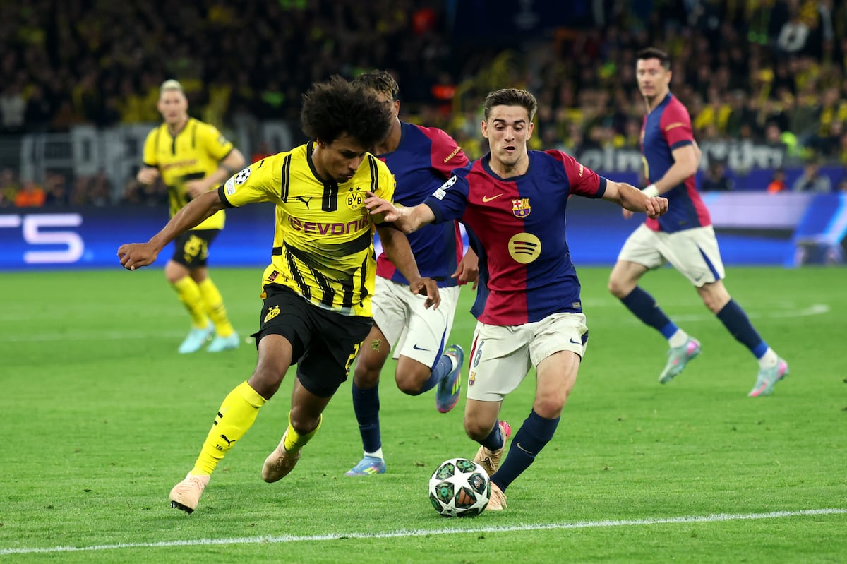 Gavi como símbolo de la angustia del Barça en Dortmund