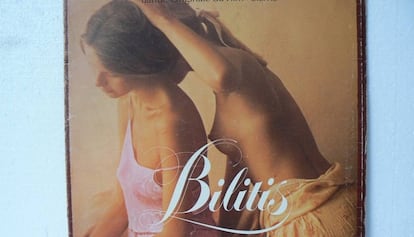 Portada del disco con la banda sonora de &#039;Bilitis&#039;