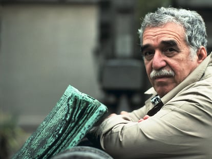 El escritor colombiano y premio Nobel de literatura, Gabriel García Márquez