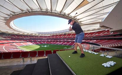 Jon Rahm, en el Wanda Metropolitano.