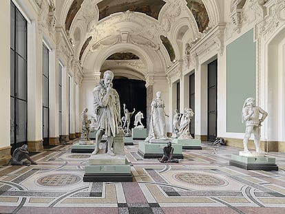 La instalación de Ugo Rondinone en el Petit Palais de París.