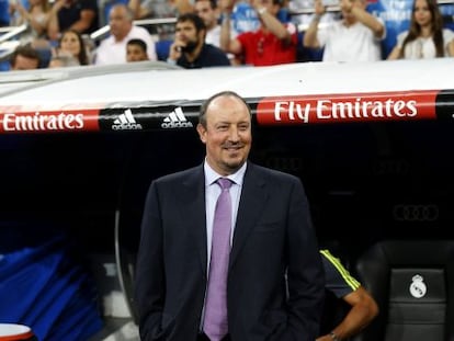 Rafael Ben&iacute;tez en el Trofeo Bernab&eacute;u