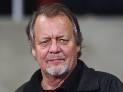 El actor estadounidense David Soul, durante un partido de fútbol en Londres (Reino Unido), en noviembre de 2008.