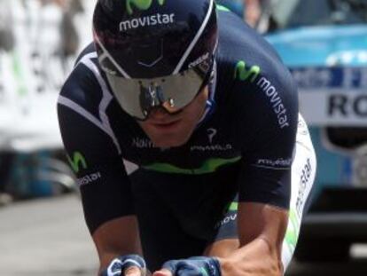 José Joaquín Rojas durante la etapa prólogo del Tour de Francia.