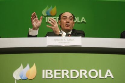 El presidente de Iberdrola, Ignacio Sánchez Galán