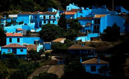 El municipio de Júzcar convertido en el pueblo pitufo