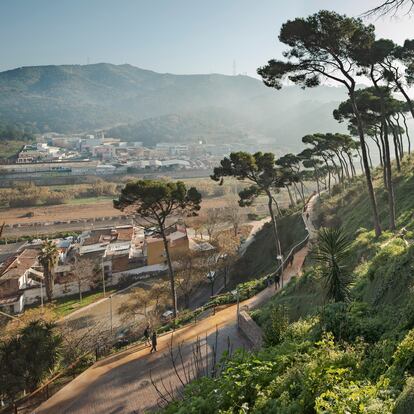 El camino que conecta Barcelona y Montcada i Reixac.