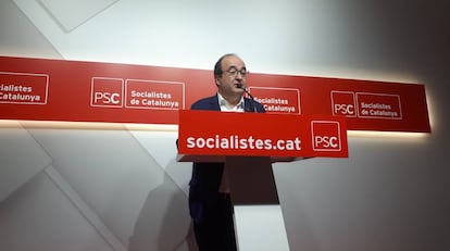El líder del PSC, Miquel Iceta.