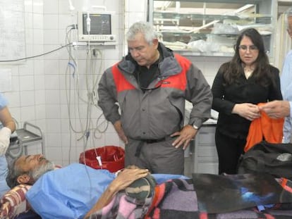 El superviviente, este domingo hospitalizado en Argentina.