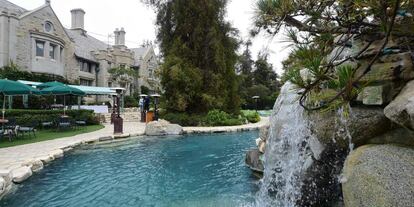 Piscina de la Mansión Playboy, en Los Ángeles.