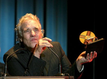 Abel Ferrara, tras recibir el galardón del Festival de Sitges.