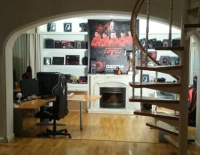 Imagen de la Gaming House donde entrena Carlos Rodríguez, alias 'Ocelote'.