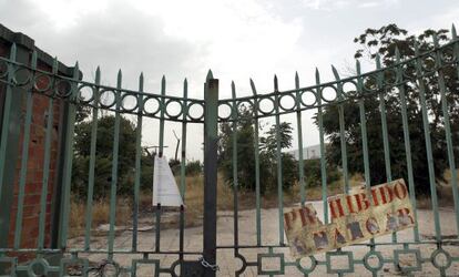 Solar donde antes se ubicaba la f&aacute;brica de Uralita en Getafe.