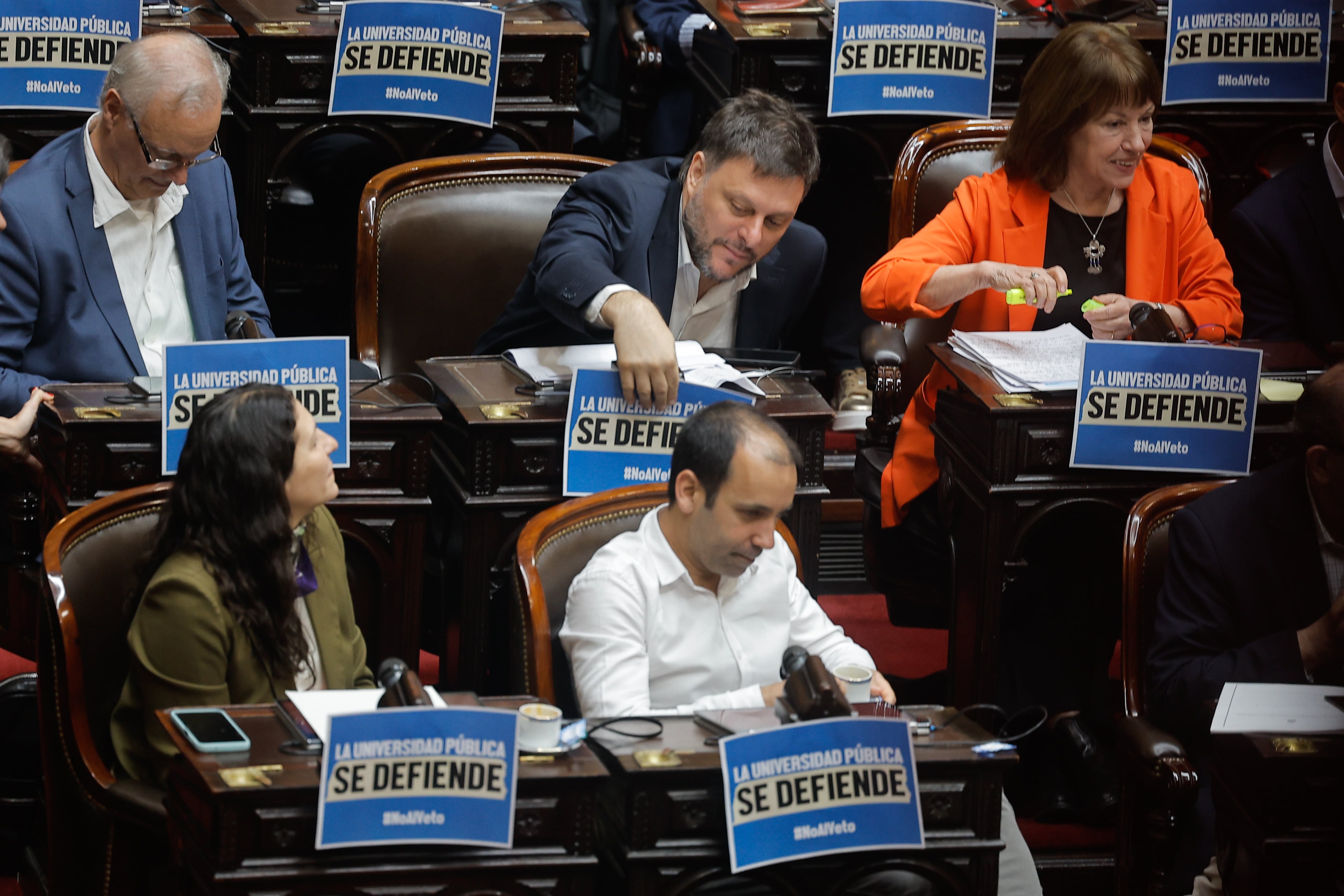 Milei salva por la mínima en el Congreso su veto a la ley de financiamiento universitario