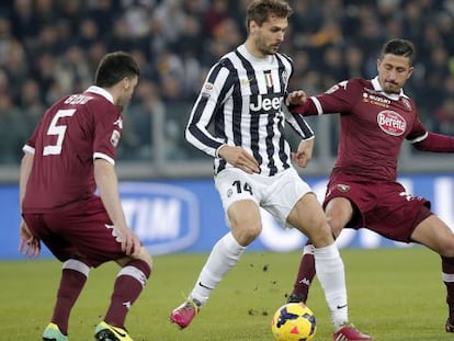 Llorente, en un partido frente al Torino.