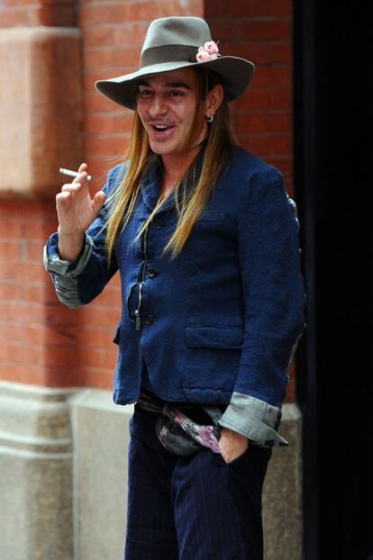 El diseñador gibraltareño John Galliano, en Nueva York, en una imagen de octubre de 2010