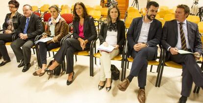Los siete ediles del Ayuntamiento de Santiago inhabilitados.