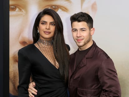 Priyanka Chopra y Nick Jonas, en un estreno en Los Ángeles (California), en junio de 2019.