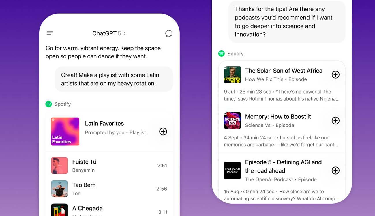 Spotify con ChatGPT