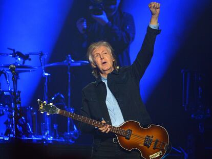 Paul McCartney, en un concierto en el O2 Arena de Londres, en diciembre de 2018 in London.