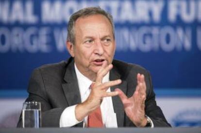 Larry Summers, presidente emérito de Harvard, en 2014.