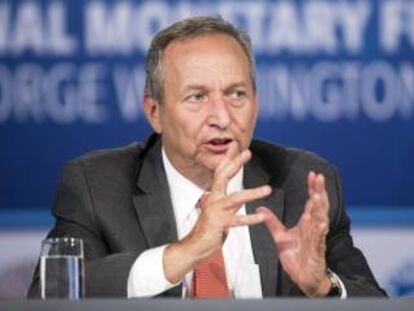 Larry Summers, presidente emérito de Harvard, en 2014.