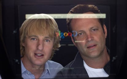 Owen Wilson y Vince Vaughn en 'Los becarios'.