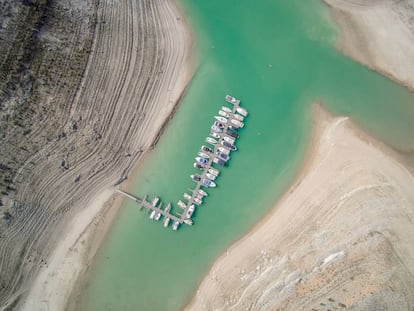 The Entrepeñas resevoir in Guadalajara.