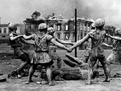 La font dels nens i el cocodril a Stalingrad el 1942.